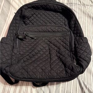 Vera Bradley Quilted Black Backpack